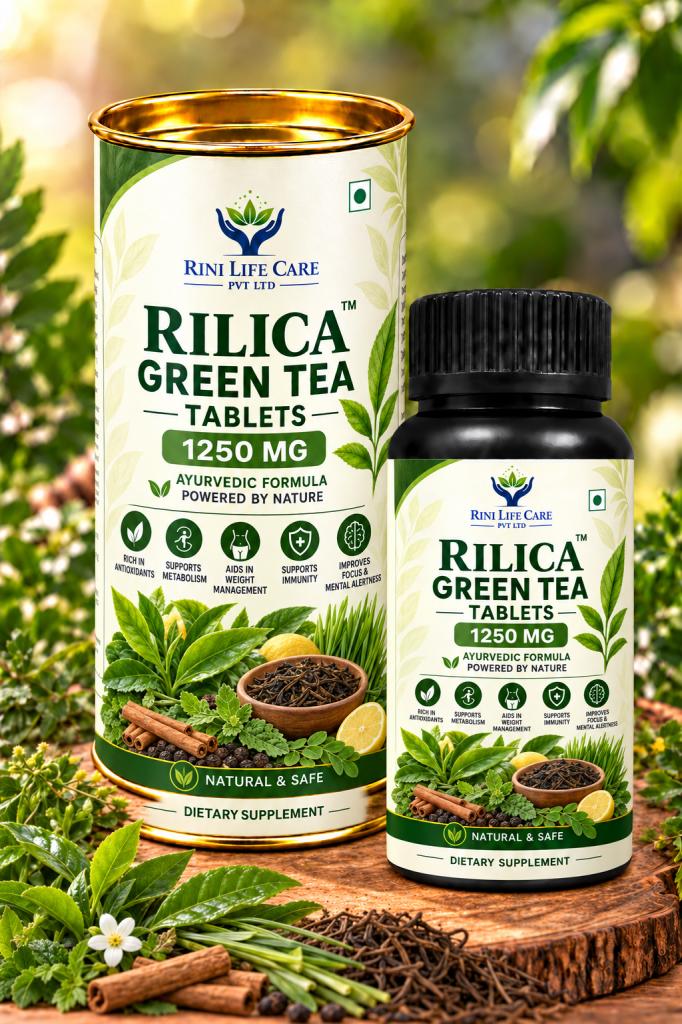 RILICA GREEN TEA TABLET 100 MG  / 60 TABLET