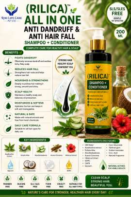 RLC SHAMPOO +  CONDITIONER  ANTI HAIR FALL / ANTI DANDRUFF  200 ML 0