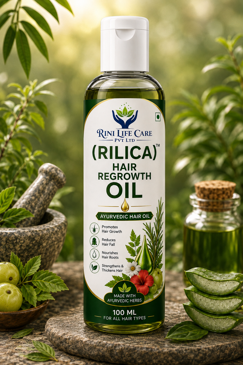 RILICA HAIR REGROWTH OIL  100 ML 