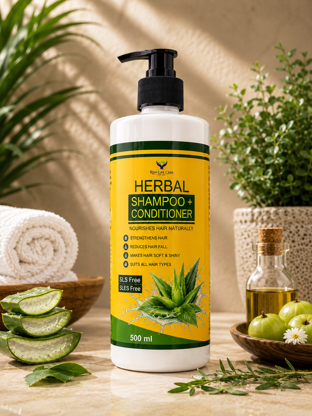 RILICA HERBAL SHAMPOO 500 ML