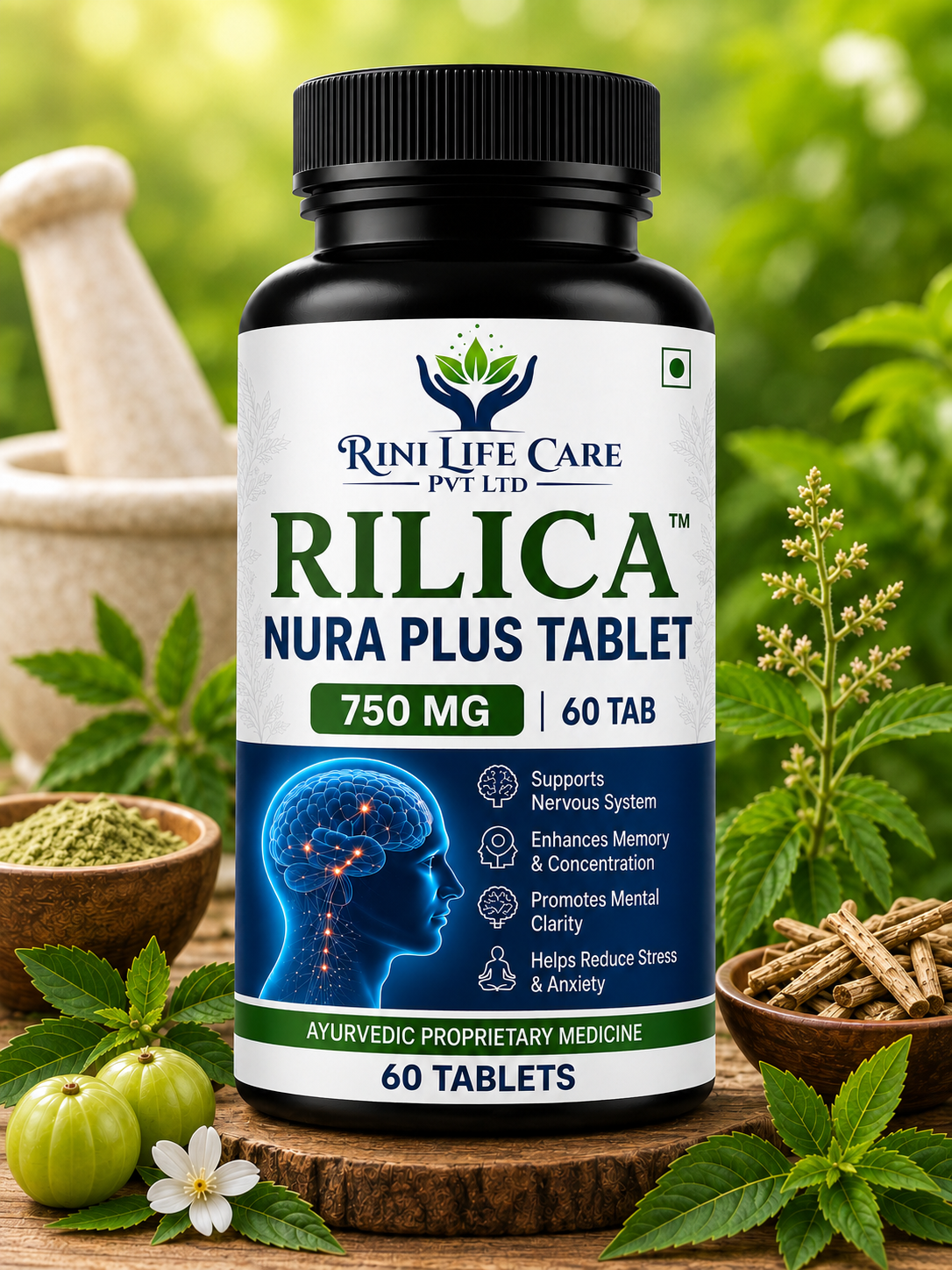 RILICA NURA PLUS TABLET 750 MG  60 TAB