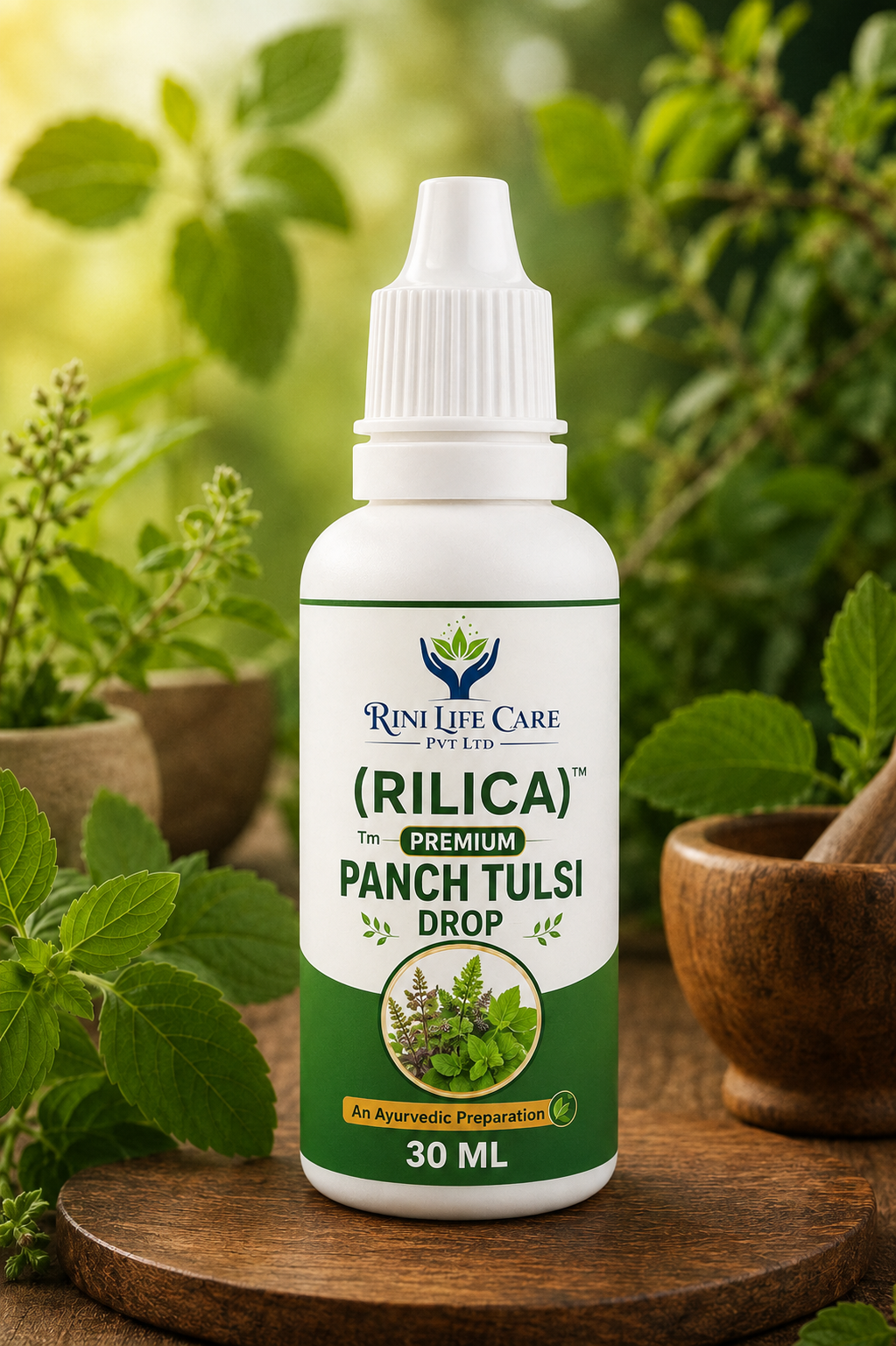 RILICA PREMIUM PANCH TULSI DROP 30ML