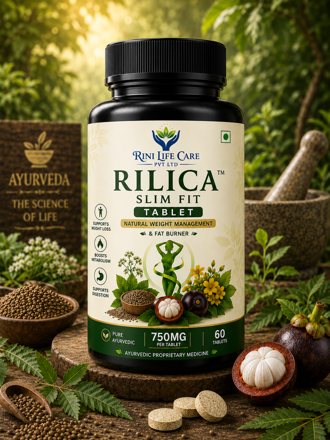 RILICA SLIM FIT TABLET 750 MG / 60 TABLETS