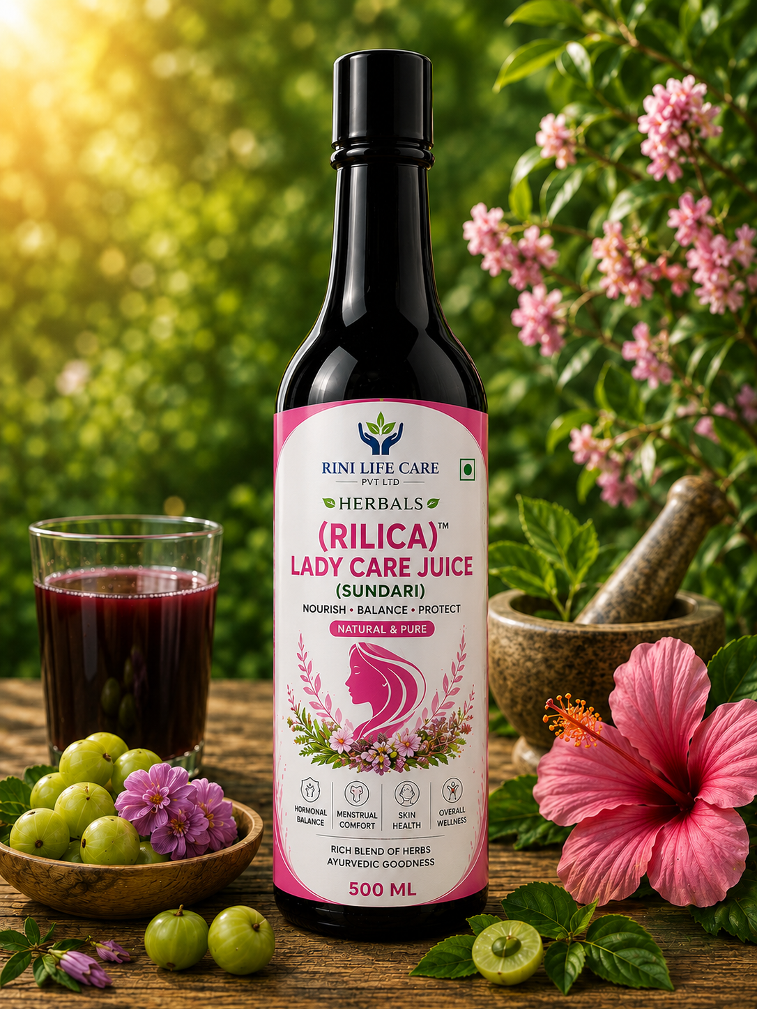 RILICA Tm LADY CARE JUICE ( SUNDARI ) 500 ML