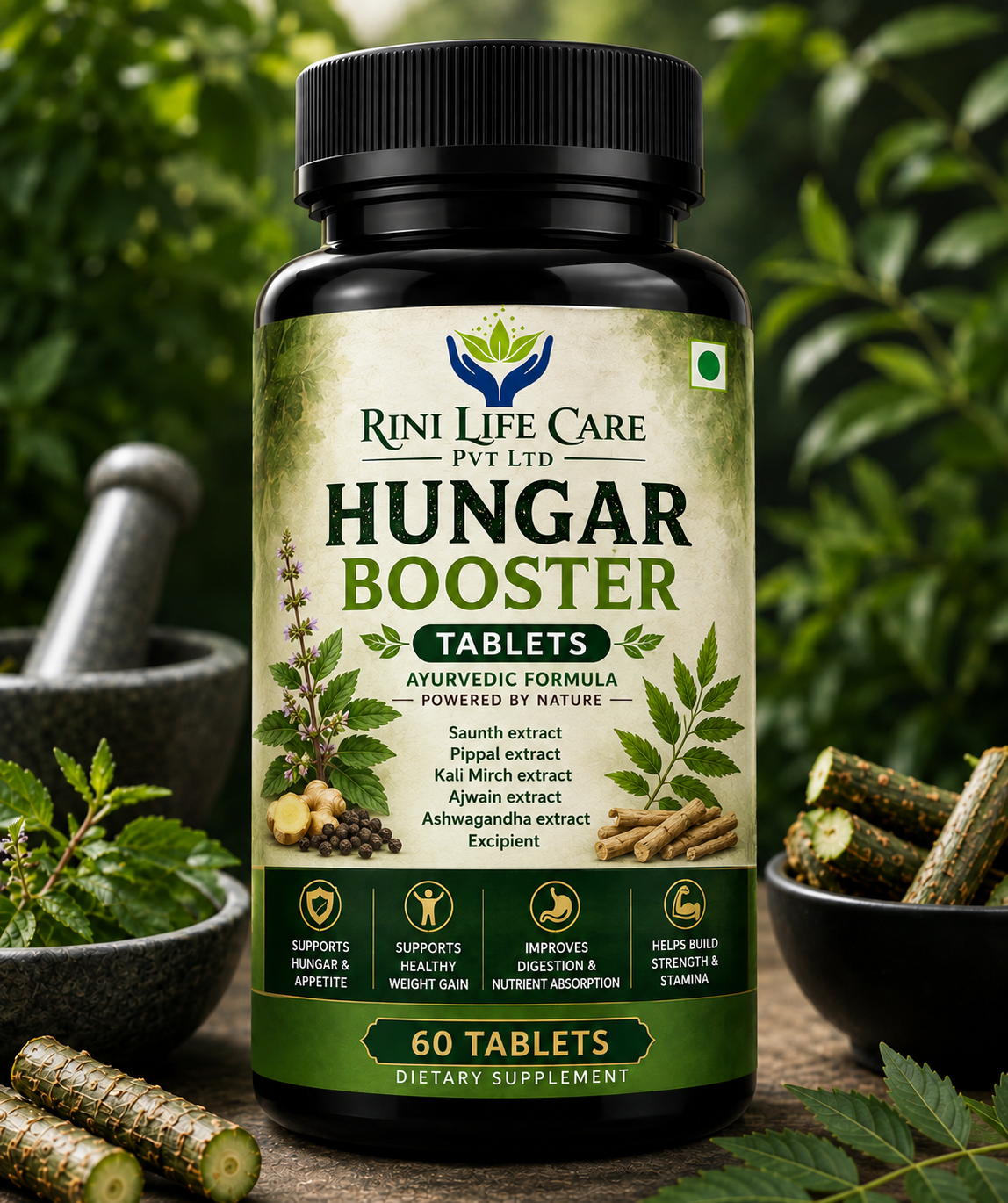 RILICA HUNGER BOOSTER CAPSULE 500 MG / 60 Capsule