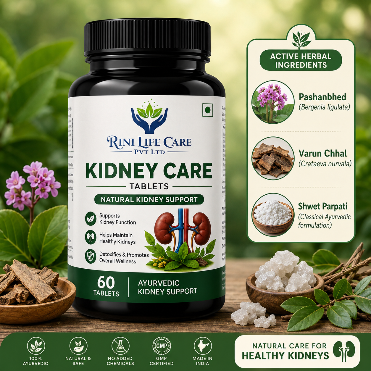 RILICA KIDNEE CARE TABLET 750 MG / 60 TABLETS